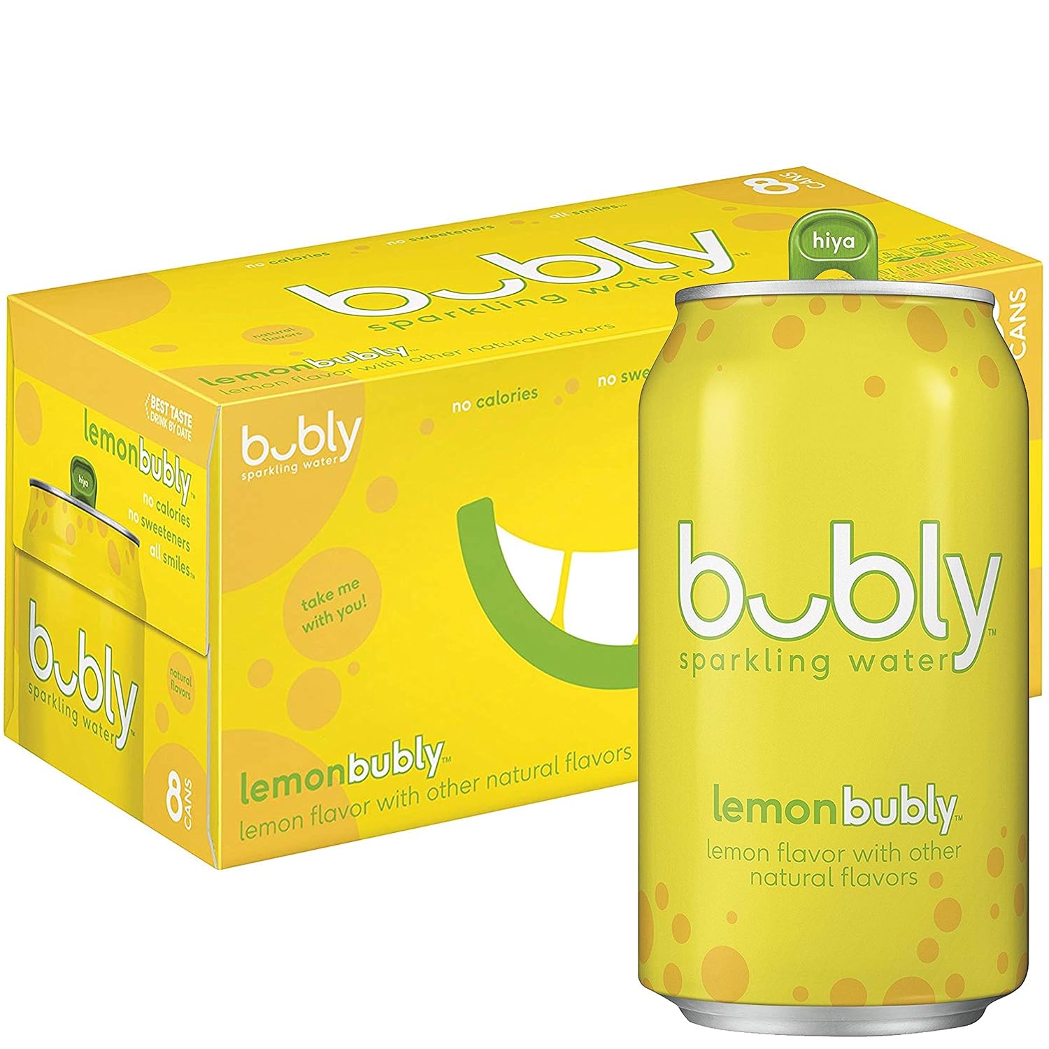 Greet and Deal Citrus Sparkling Water, Natural Citrus Flavor, 12 fl oz Can, Non-Alcoholic