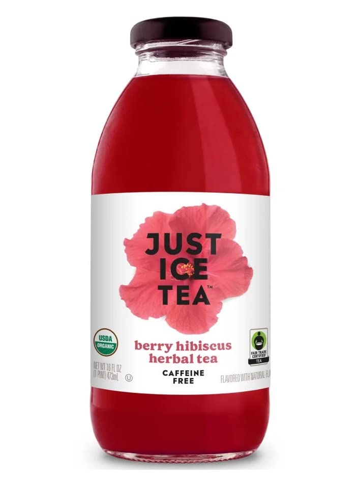 Greet and Deal Hibiscus Herbal Tea, Hibiscus Berry Flavor, 16 fl oz Bottle, Caffeine-Free